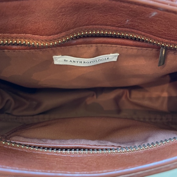 Anthropologie rounded faux leather bag - Picture 4 of 5